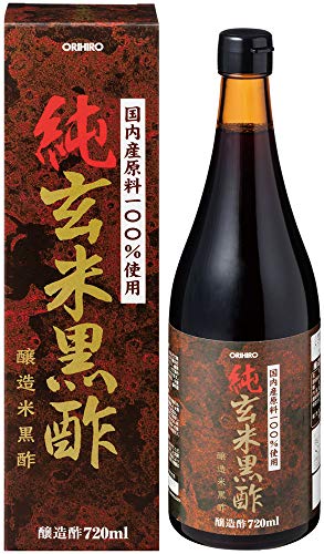 オリヒロ　純玄米黒酢 720ml